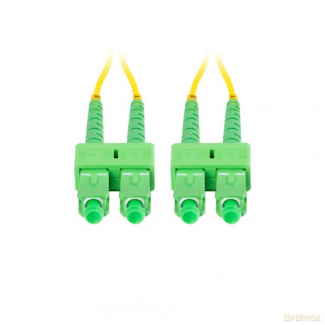 Patchcord światłowodowy Sm Sc/Apc-Sc/Apc Duplex 3.0mm 2m żółty