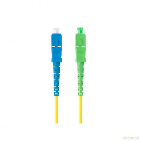 Patchcord światłowodowy Sm Sc/Apc-Sc/Upc Simplex 3.0mm 5M żółty
