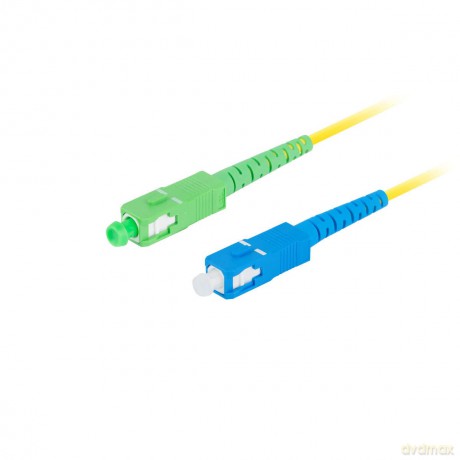 Patchcord światłowodowy Sm Sc/Apc-Sc/Upc Simplex 3.0mm 5M żółty