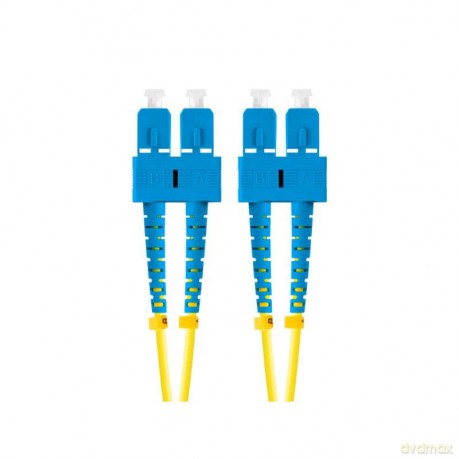 Patchcord światłowodowy Sm Sc/Upc-Sc/Upc Duplex 3.0Mm 5M żółty