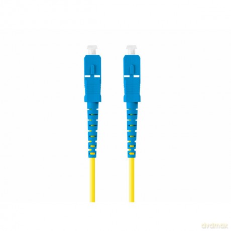 Patchcord światłowodowy Sm Sc/Upc-Sc/Upc Simplex 3.0Mm 10M żółty