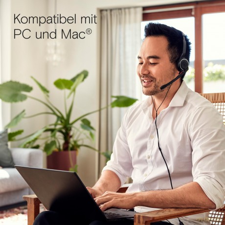 PC 8 USB - Słuchawka stereo USB do komputera z pilotem