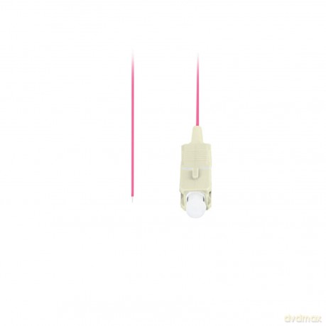 Pigtail MM SC/UPC OM4 Easy Strip 50/125 2M fioletowy
