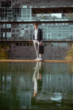 Plecak antykradzieżowy BOBBY BIZZ 2.0 GREY