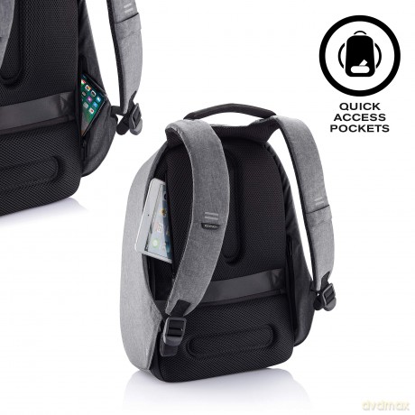 Plecak antykradzieżowy BOBBY HERO REGULAR GREY