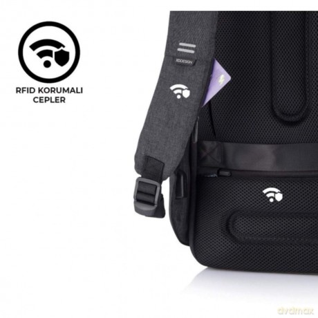 Plecak antykradzieżowy BOBBY HERO SMALL BLACK