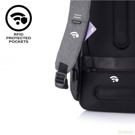 Plecak antykradzieżowy BOBBY HERO SMALL GREY