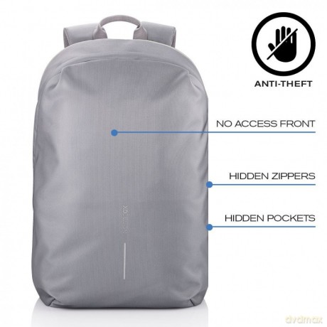 Plecak antykradzieżowy BOBBY SOFT GREY