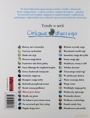 Ciekawe dlaczego - Morze jest słone [KSIĄŻKA]