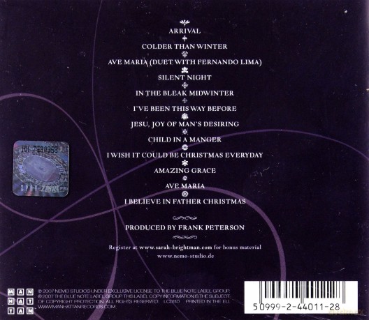 Sarah Brightman: A Winter Symphony [CD]