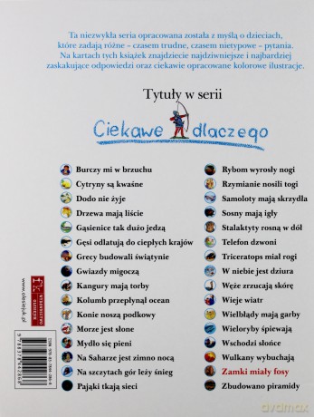 Ciekawe dlaczego - Zamki miały fosy [KSIĄŻKA]