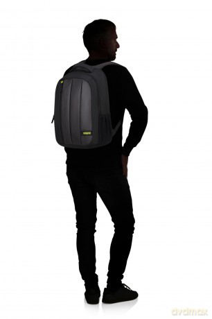 Plecak na laptopa 15.6 cali Streethero czarno-limonkowy