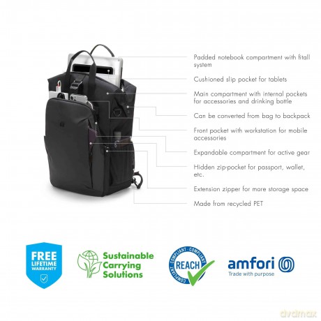 Plecak na laptopa Eco Dual GO Microsoft Surface 13-15.6 cala