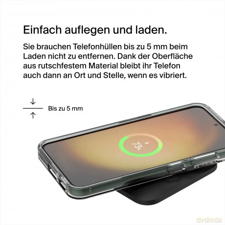 Podkładka ładująca bezprzewodowa BoostCharge Qi 15W czarna