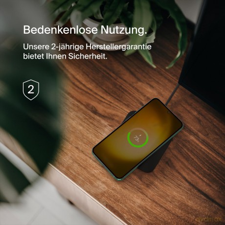 Podkładka ładująca bezprzewodowa BoostCharge Qi 15W czarna