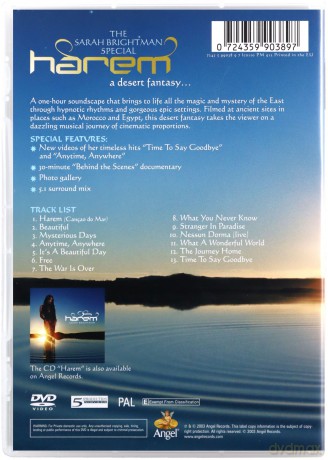 Sarah Brightman: Harem. A Desert Fantasy [DVD]