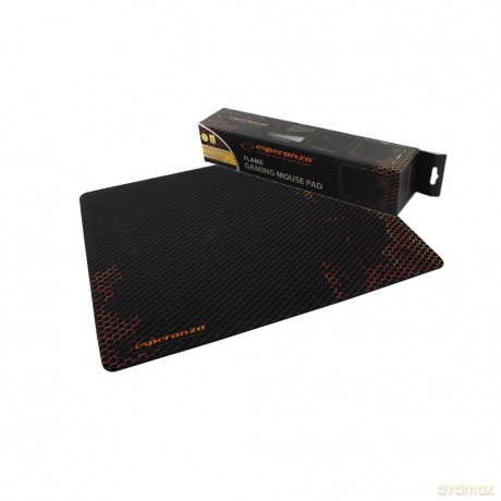 PODKŁADKA POD MYSZ GAMING EA146R FLAME CZARNO-POMARAŃCZOWA