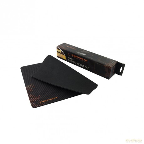 PODKŁADKA POD MYSZ GAMING EA146R FLAME CZARNO-POMARAŃCZOWA