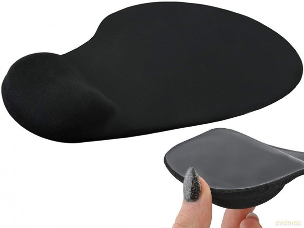 Podkładka pod mysz gel - czarna