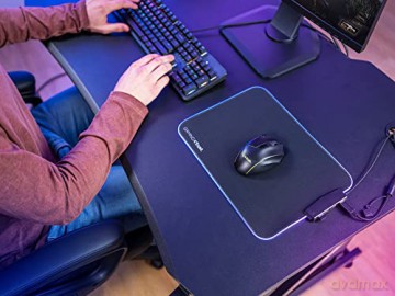 Podkładka pod mysz GXT765 Glide-Flex RGB Mouse pad/USB hub