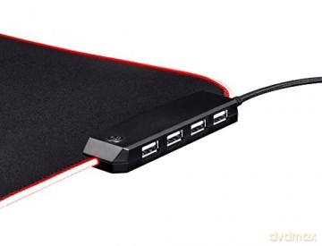 Podkładka pod mysz GXT765 Glide-Flex RGB Mouse pad/USB hub
