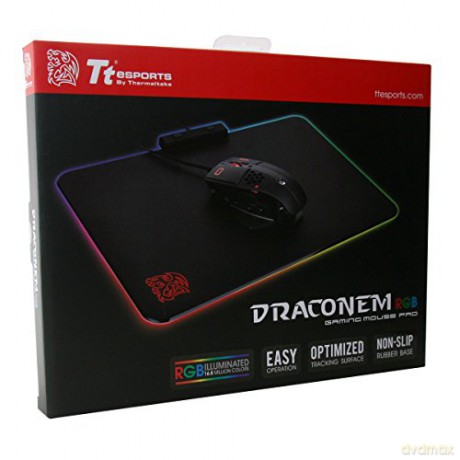 Podkładka pod mysz Tt eSPORTs - DRACONEM RGB Hard Edition