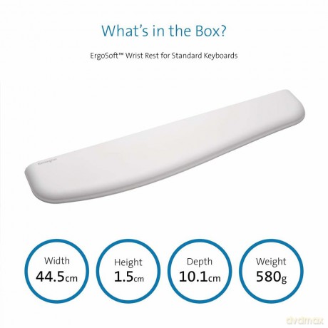 Podkładka pod nadgarstki ErgoSoft Wrist Rest STD Grey