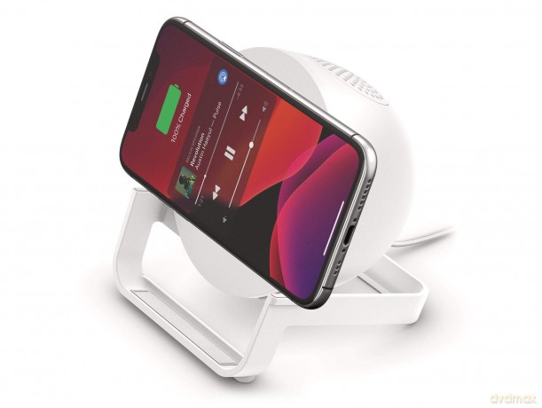 Podstawka ładująca BoostCharge + głośnik, biała