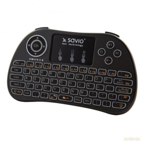 Podświetlana klawiatura bezprzewodowa TV Box, Smart TV, konsole, PC, KW-02