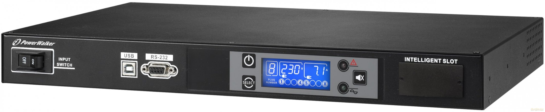 Power Distribution Unit RC-16A 8 gniazd 16A Rack