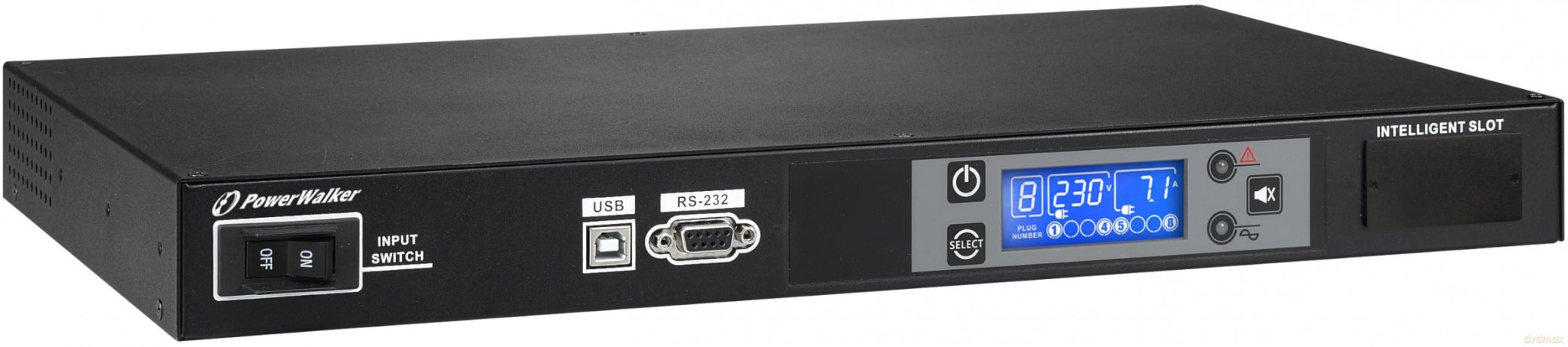 Power Distribution Unit RC-16A 8 gniazd 16A Rack