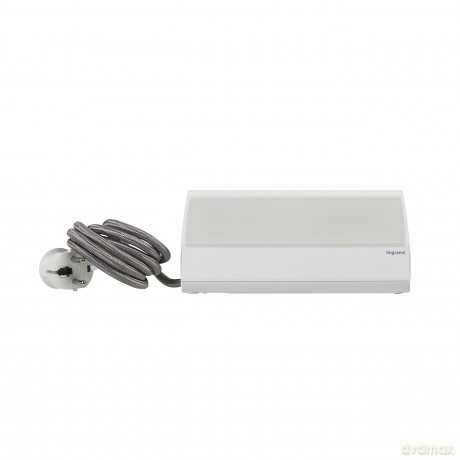 Przedluzacz tab 3x2P+Z +2USB Bialy 1,5m