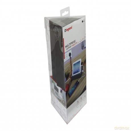 Przedłużacz tab 3x2P+Z +2USB Czarny 1,5m