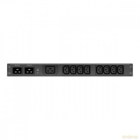 Przełącznik źródeł zasilania AP4423A Rack ATS, 230V, 16A, wejście C20, wyjścia 8x C13, 1x C19