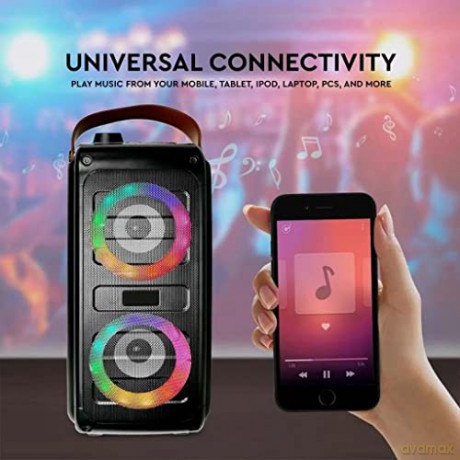 Przenośny głośnik Bluetooth Czarny
