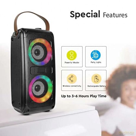 Przenośny głośnik Bluetooth Czarny