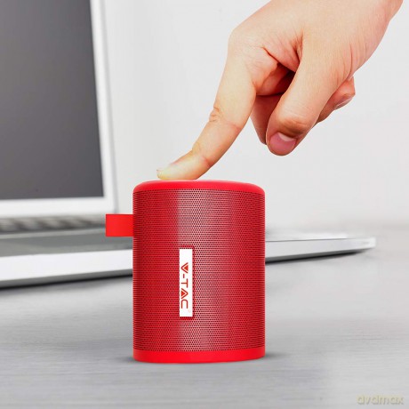 Przenośny głośnik Bluetooth Czerwony