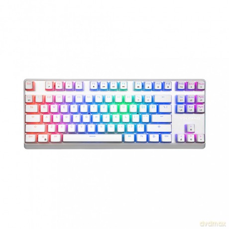 Przewodowa klawiatura mechaniczna RGB PUDDING EDITION biała