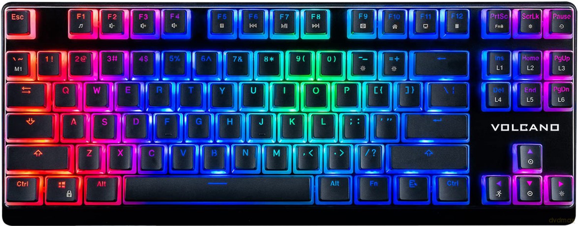 Przewodowa klawiatura mechaniczna RGB PUDDING EDITION czarna