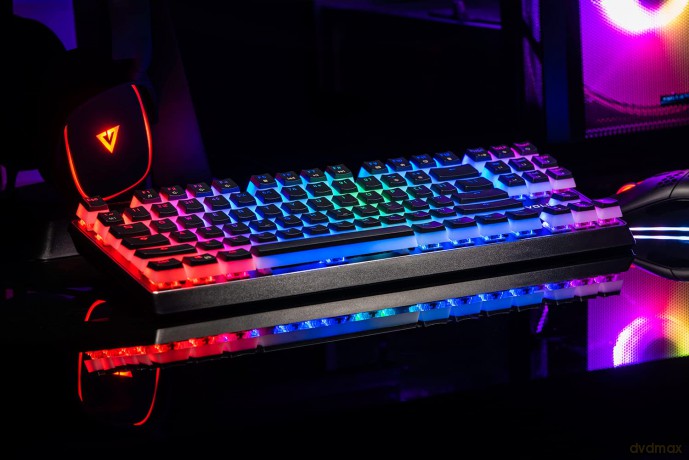 Przewodowa klawiatura mechaniczna RGB PUDDING EDITION czarna