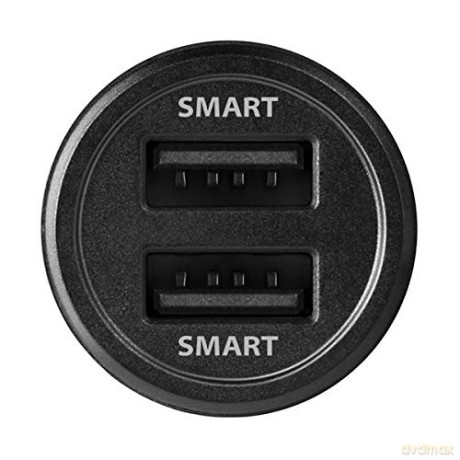 PWC-5V5 Ładowarka samochodowa 24W, 2x port Smart 5V-2.4A + 2.4A