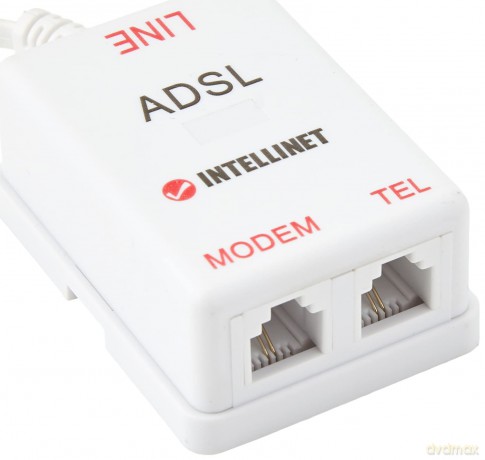 Rozdzielacz 2/1 RJ11 ADSL
