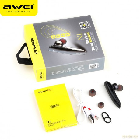 Słuchawka Bluetooth N1 szara