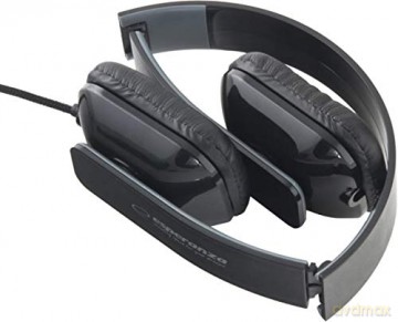 SŁUCHAWKI AUDIO STEREO Z REGULACJĄ GŁOŚNOŚCI EH143K ARUBA CZARNE