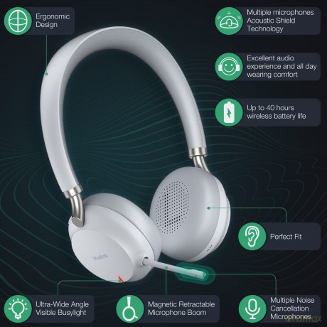 Słuchawki bezprzewodowe BH72 Lite Teams czarne USB-C
