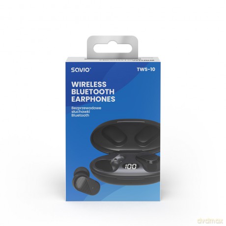 Słuchawki bezprzewodowe Bluetooth 5.3, IPX4, dotykowe sterowanie, TWS-10