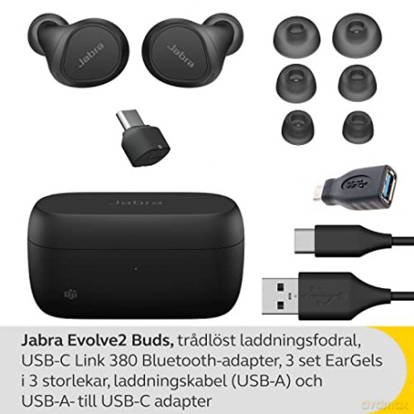 Słuchawki bezprzewodowe Evolve2 Buds USB-C MS