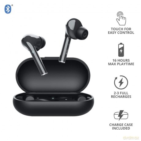 Słuchawki bezprzewodowe NIKA Touch Bluetooth czarne
