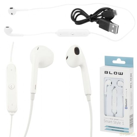 Słuchawki Bluetooth 4.2 białe