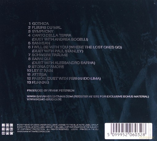 Sarah Brightman: Symphony (digipack) [CD]